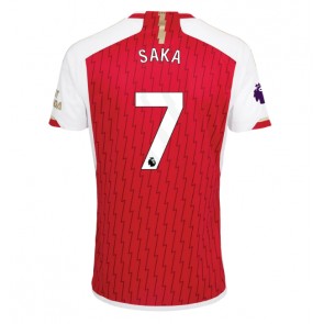 Arsenal Bukayo Saka #7 Domácí Dres 2023-24 Krátký Rukáv